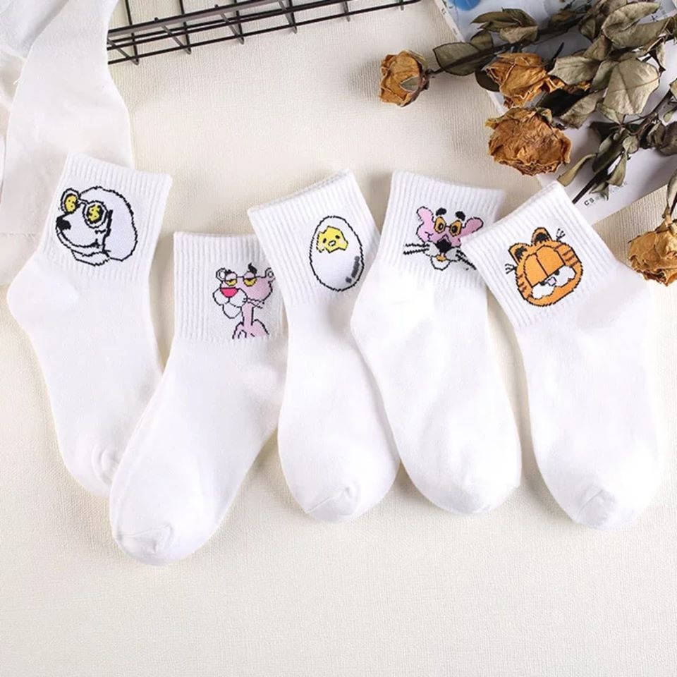 Sỉ lố 10 đôi tất hình Chibi cổ ngắn