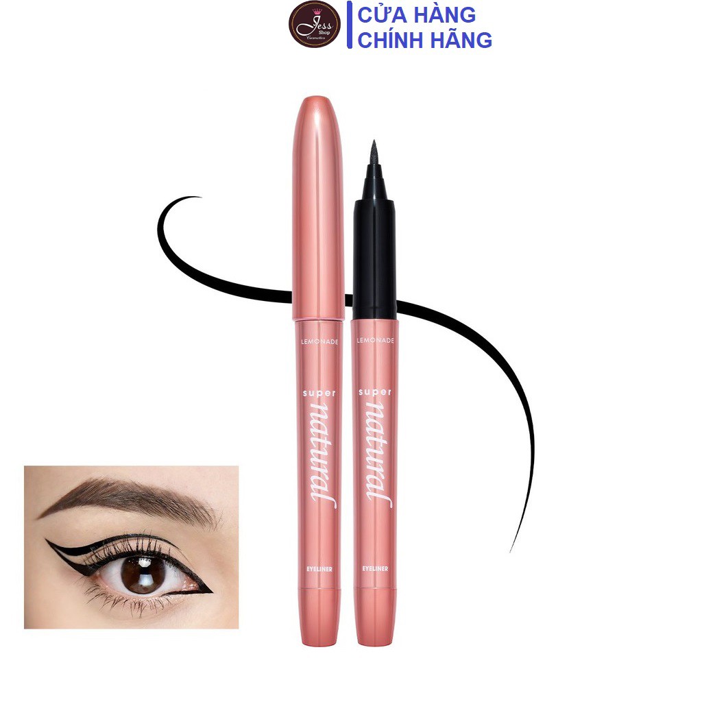 Bút Kẻ Mắt Lemonade Super Natural Eyeliner Màu Đen 1g