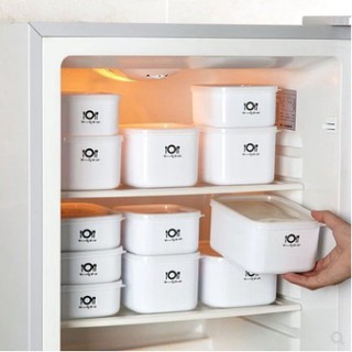 [Hàng Mới Về] Hộp Đựng Thức Ăn Dự Trữ Trong Tủ Lạnh Chống Mùi Không Bị Đổ 2020