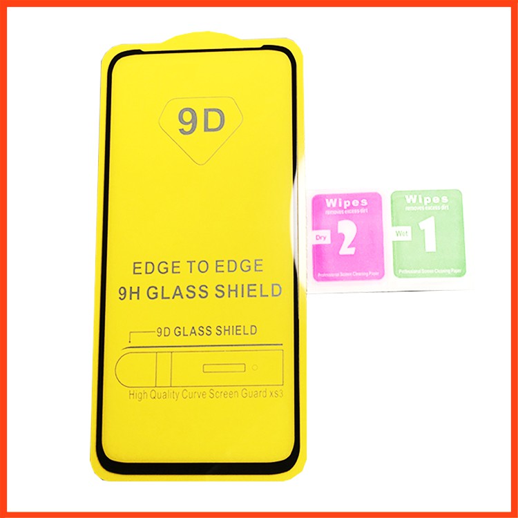 Kính cường lực Xiaomi Redmi K20 Pro, Kính cường lực full màn hình, Ảnh thực shop tự chụp, tặng kèm bộ giấy lau kính