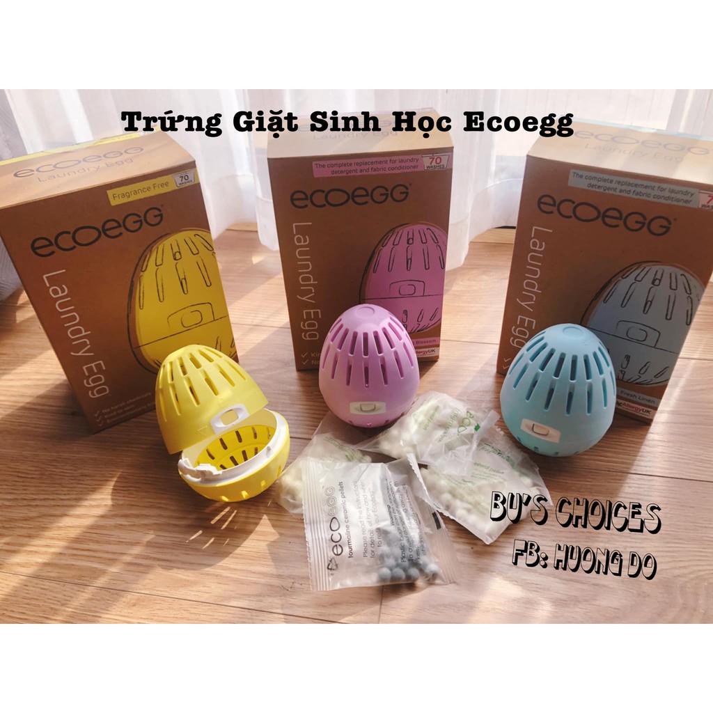 {SIÊU KHUYẾN MÃI} Trứng giặt sinh học ECOEGG 700 lần - Thay thế bột giặt