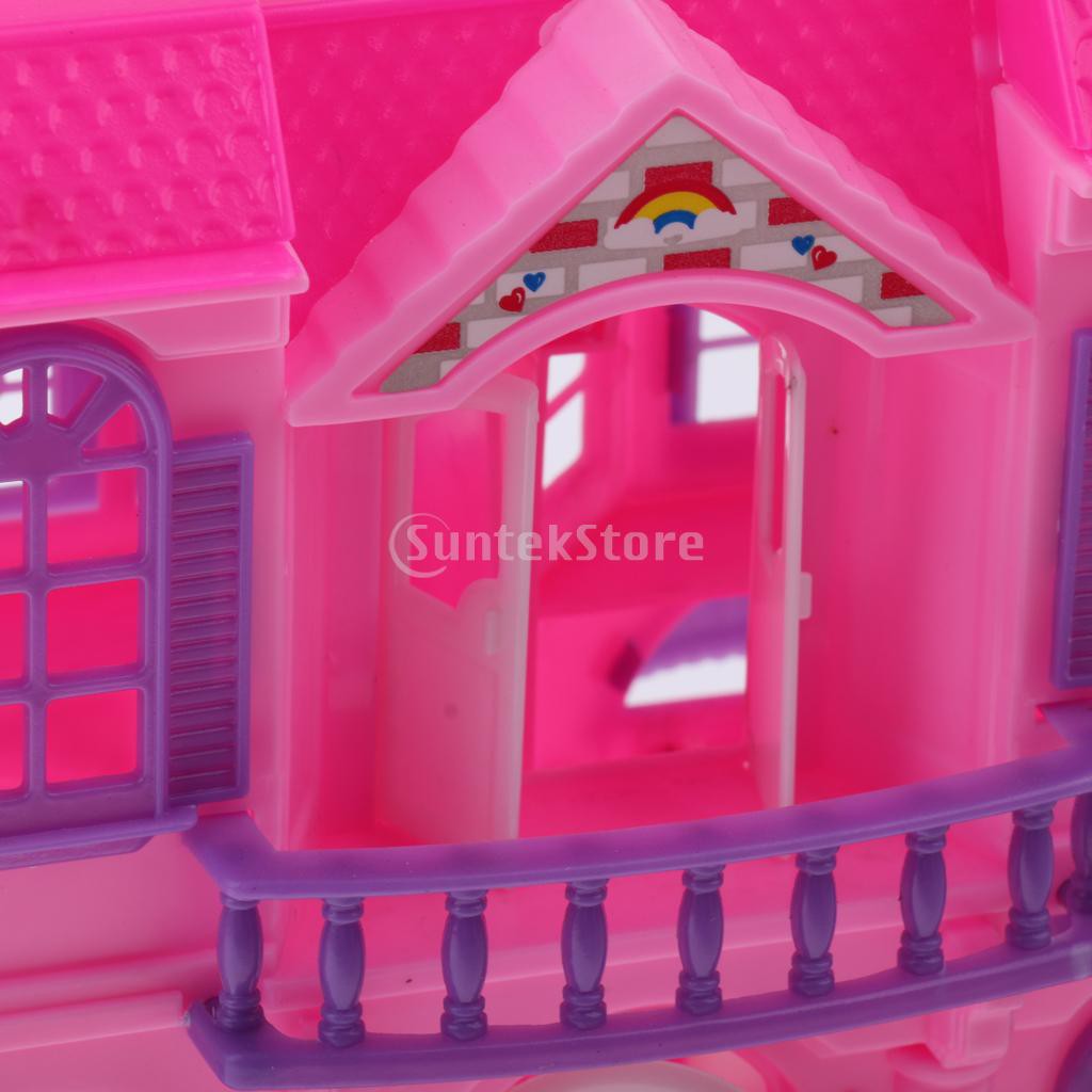 Ngôi nhà cổ tích bằng nhựa cho búp bê Barbie