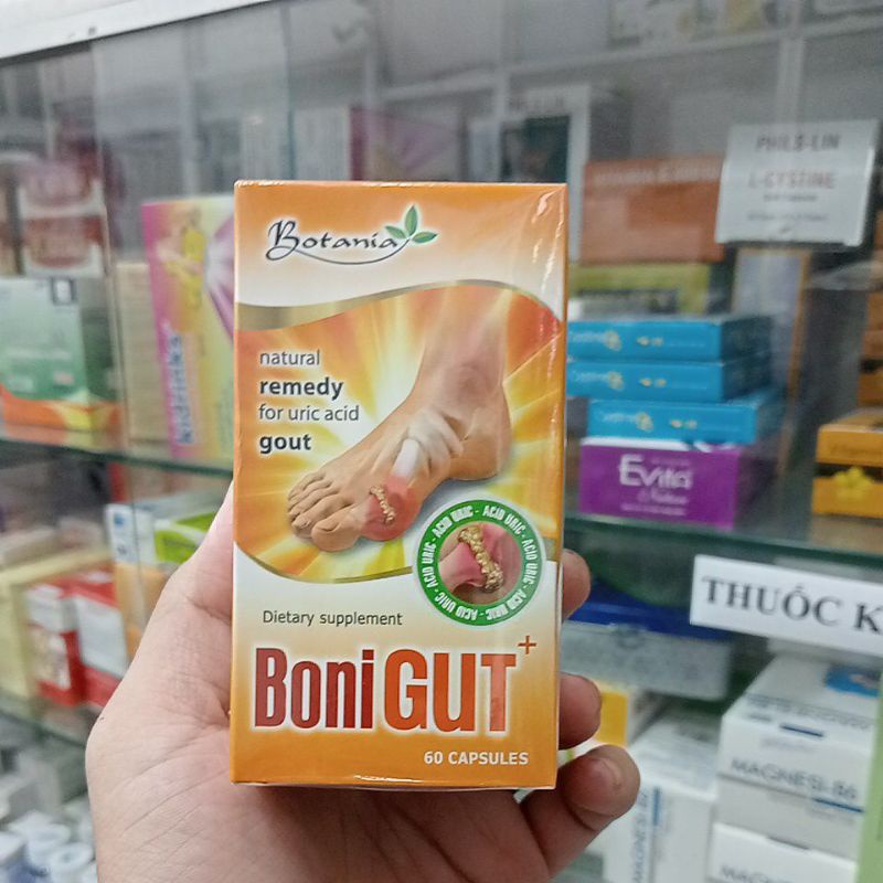 ✅ [Chính Hãng] Boni Gut Thực phẩm hỗ trợ điều trị Gout. (Hộp 60 viên)