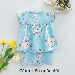 Bộ tole bé gái (quần đùi)