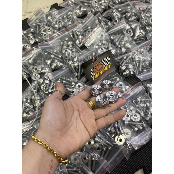 Khâu gắn gác chân salaya inox 304  cho wave dream hoặc chết nhìu vị tri khác