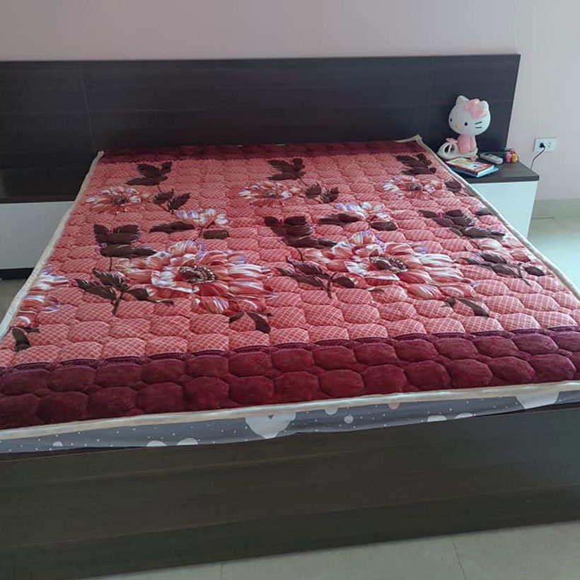 Thảm nỉ nhung trải giường, trải sàn 3 lớp (được chọn mẫu)