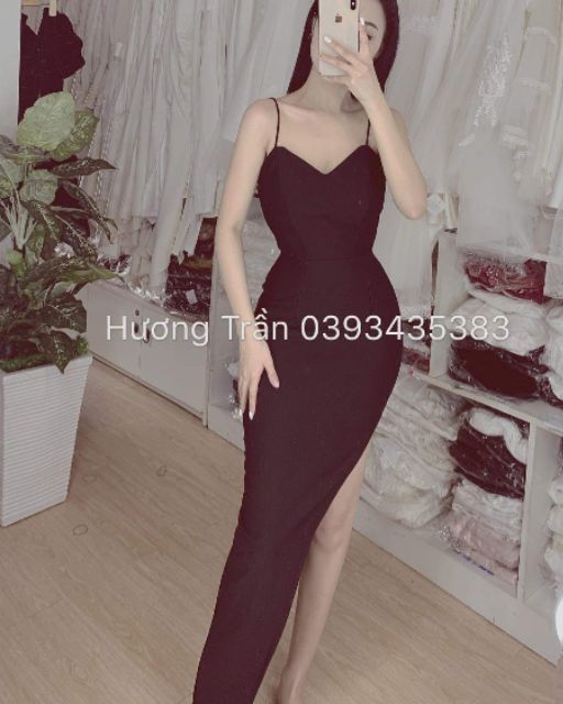 Body cúp xẻ 2 dây maxi