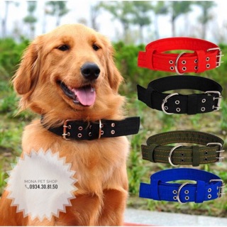 [CHÓ LỚN 30-40KG] Vòng cổ vải dù siêu chắc chắn dành cho chó lớn từ 30-40kg. Bản 4cm.