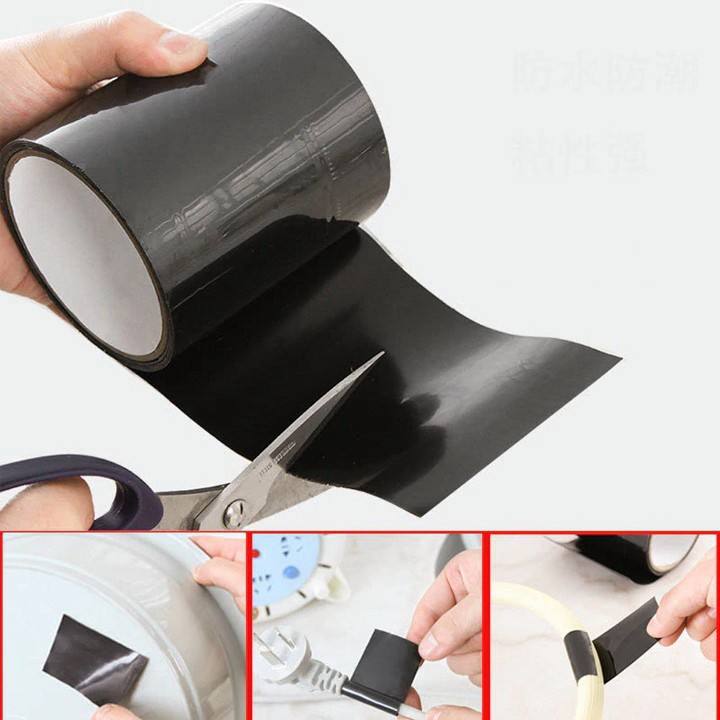 Miếng vá thông minh Flex Tape- Băng keo chịu nước, chống thấm siêu dính,chống thấm nước