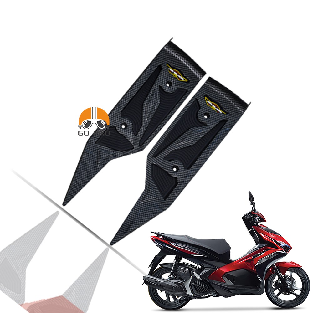 [CHÍNH HÃNG] Gác Chân MẠ CROM/CARBON Honda Air Blade 2016 - 2019 | Mã VT70
