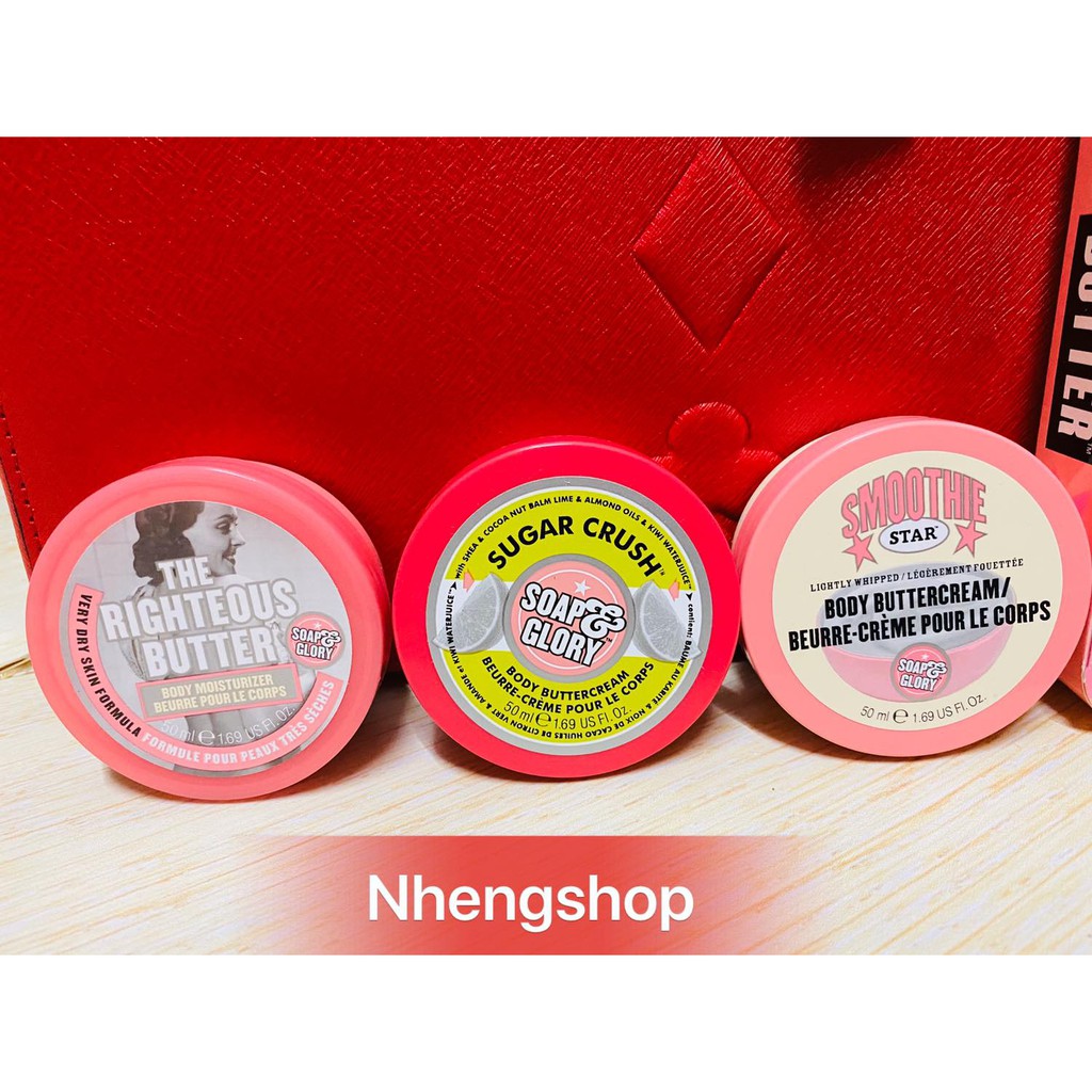 [50ml] Dưỡng thể cho body soap & glory buttercream ( soap&glory )
