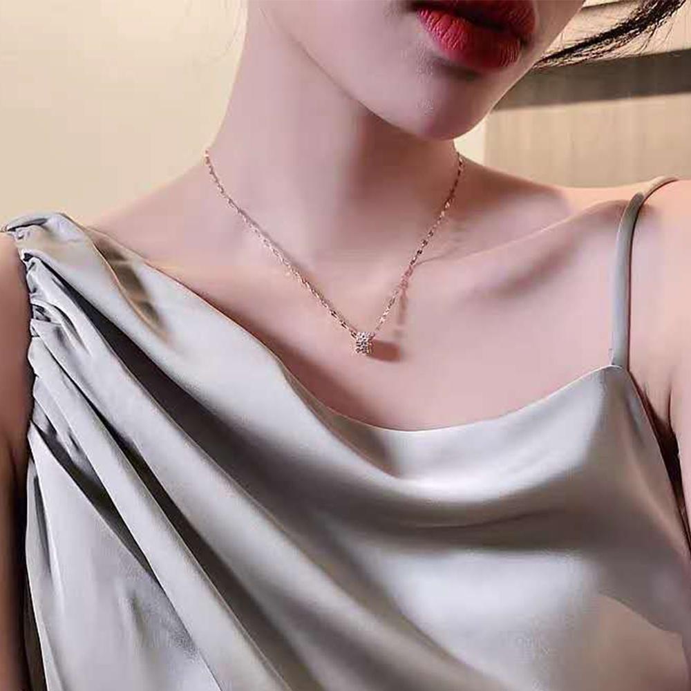 Vòng cổ Mặt Tròn Phong Cách Hàn Quốc Thời Trang