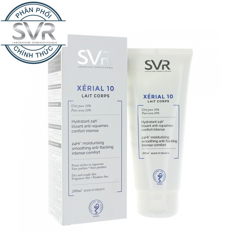 Sữa Dưỡng Thể Và Dưỡng Ẩm SVR Xérial 10 Lait Corps 200ml