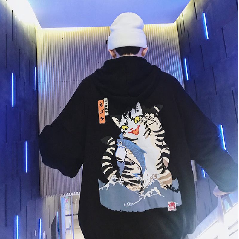 Áo hoodie vải nỉ tay dài kiểu năng động cho nam | BigBuy360 - bigbuy360.vn