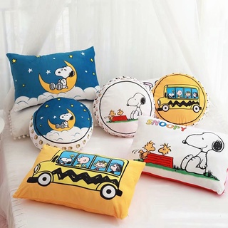 Vỏ Gối Đơn In Hoạt Hình Snoopy Dễ Thương Cho Học Sinh