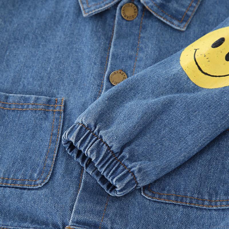 Áo khoác denim kiểu dáng xinh xắn đáng yêu cho bé 1-4 tuổi