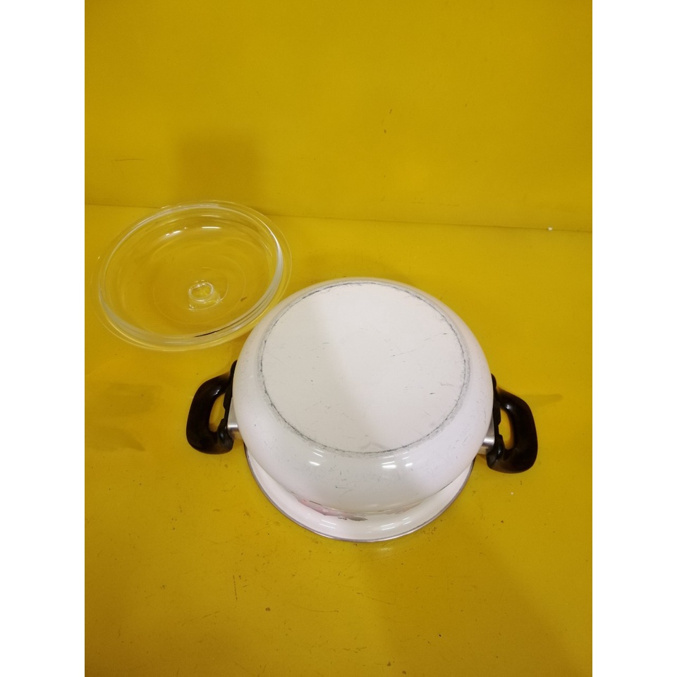 Nồi men nội địa Nhật, size 21cm, cao 12cm (mã 681), Dùng được bếp từ