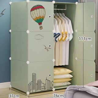 Tủ Nhựa Đa Năng 6 Ô Thông Minh Dễ Lắp Ghép + Tặng Búa Gỗ