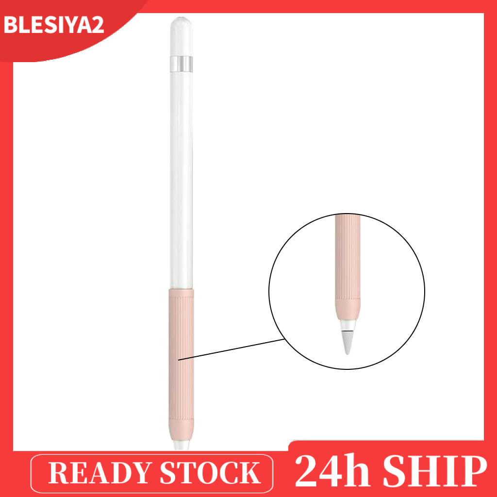 (Hàng Mới Về) Vỏ Silicone Mềm Bảo Vệ Bút Cảm Ứng Apple Pencil 1st Và 2nd Màu Trắng