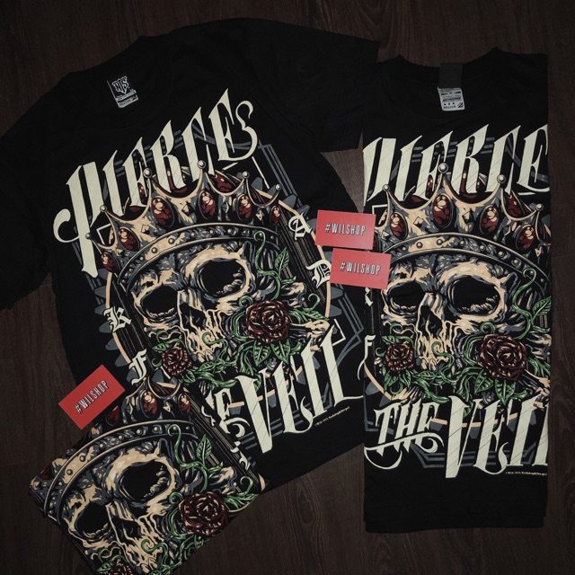 ÁO PIERCE THE VEIL - ROCK BAND TEE - ÁO PHÔNG ÁO THUN NHẠC ROCK UNISEX