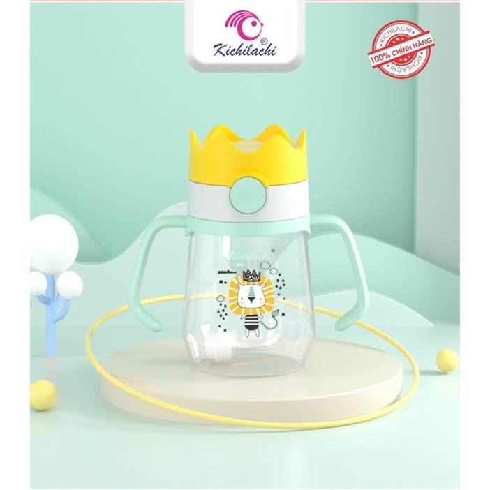 Bình Uống Nước Kichilachi 240ml Mẫu Mới Hình Vương Miện