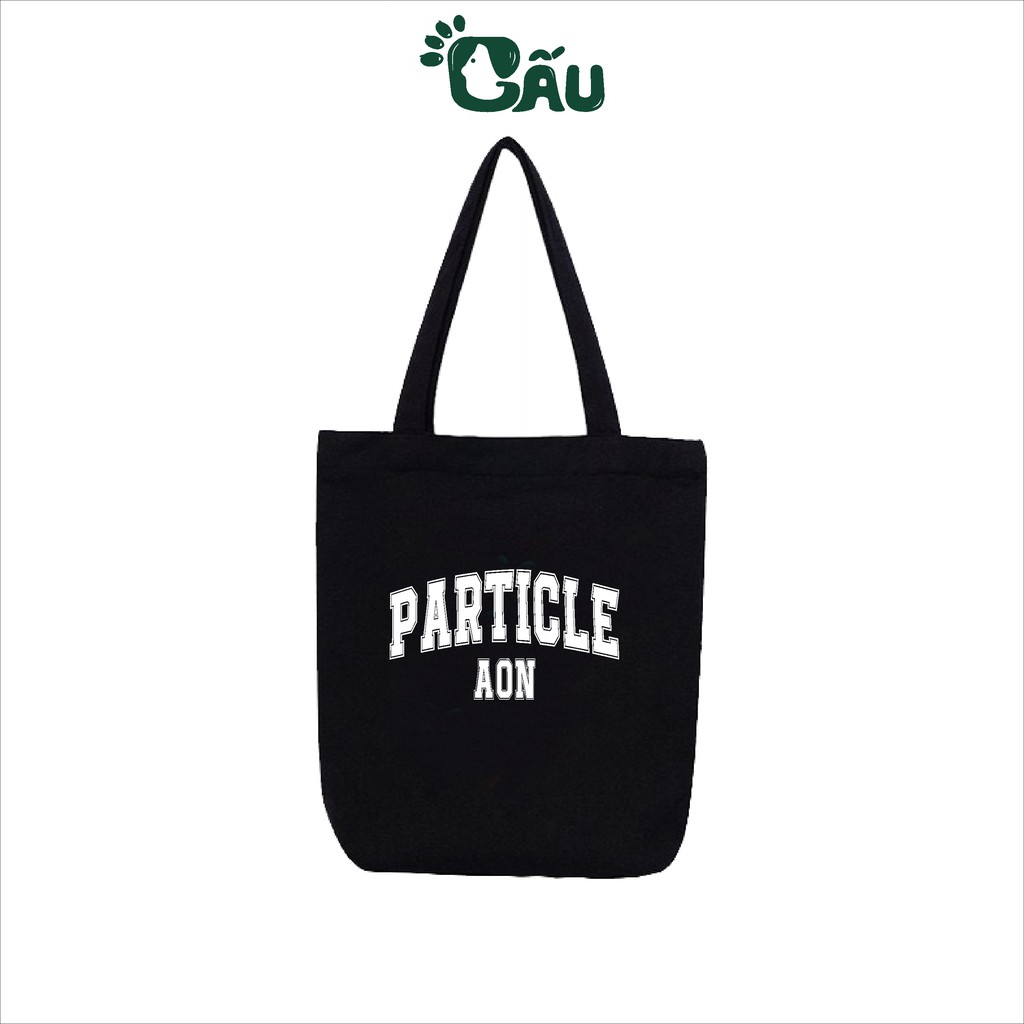 Túi tote Gấu194 vải bố canvas cao cấp mềm mịn - PARTICLE