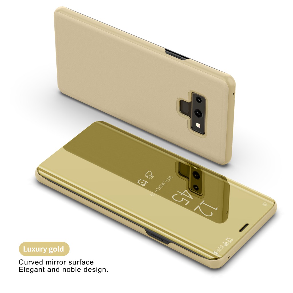 Ốp điện thoại nắp gập tráng gương cao cấp cho Samsung Galaxy Note 9 | BigBuy360 - bigbuy360.vn