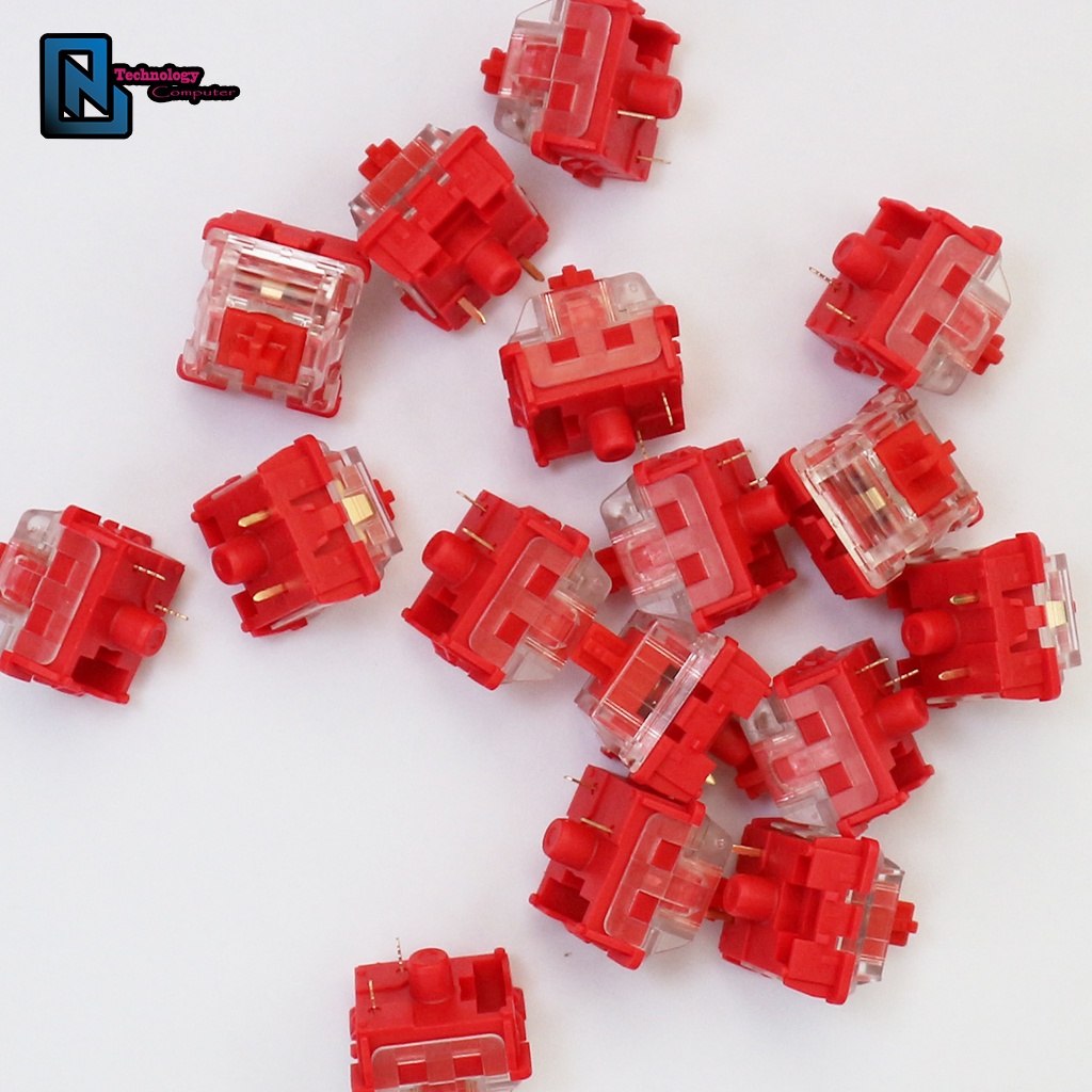Nút Red Switch Cơ Linear Hãng CIY Logo Bán Lẻ
