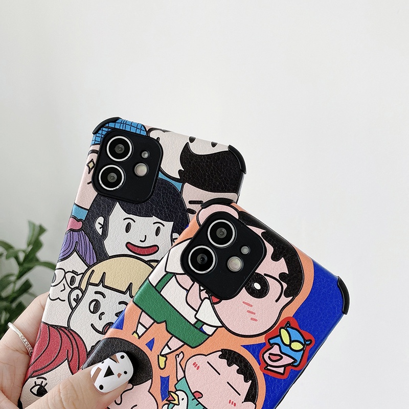 Ốp điện thoại mềm hình shinchan cho Samsung M51 M31 M30 M20 M10 M01 A9 A6 J7 J6 J5 J4 J3 J2 Prime Pro Plus 2018