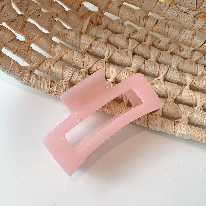 Kẹp tóc càng cua nhựa bóng size to nhiều màu phong cách hàn quốc