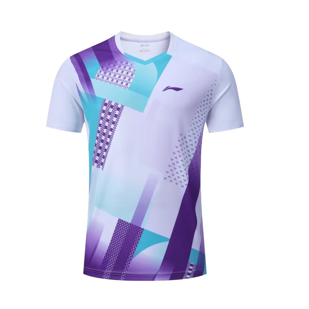 LI NING Bộ Đồ Thể Thao Cầu Lông Tay Ngắn Khô Thoáng Nhanh Thời Trang Mùa Hè 2022 Mới Cho Nam Và Nữ