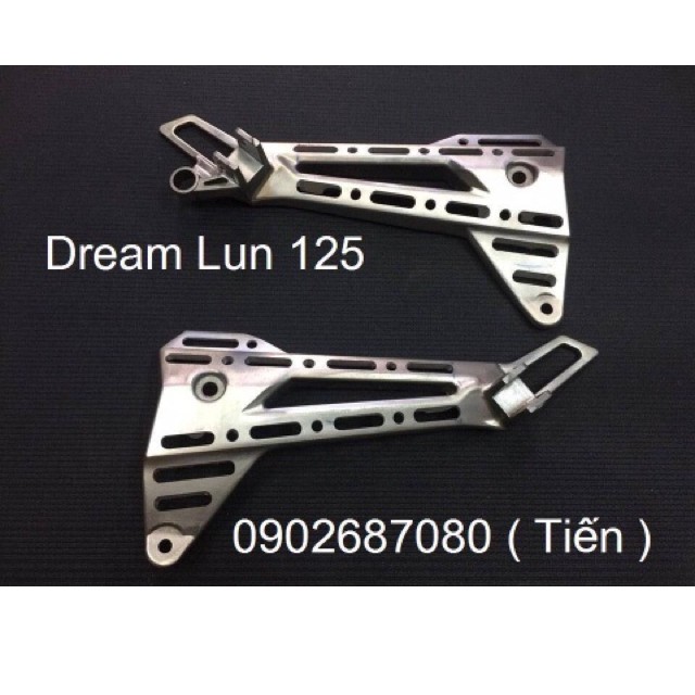 Bát nhôm gác chân sau phay thailank xe fu125 rs100
