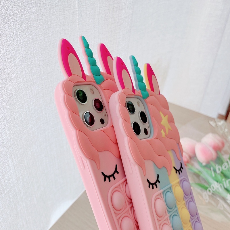 Ốp điện thoại silicon mềm in hình kỳ lân cho OPPO A54 A16 A15 A15s A52 A92 A9 A5 A31 2020 A7 A5s A12 A11k A83 A57 A39 A3s F9 F5 F1s