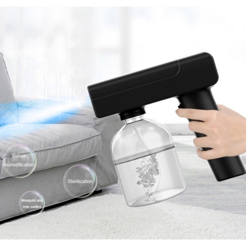 【COD】500ml Súng phun sương nano Blu-ray  không dây cầm tay vệ sinh tiệt trùng môi trường đa năng tiện lợi【NEW】