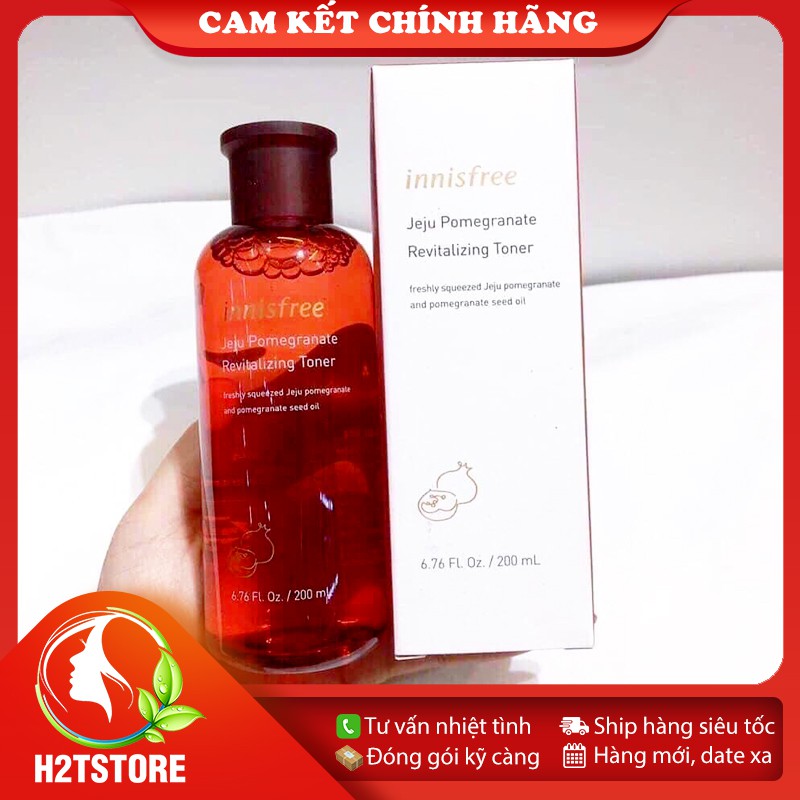 [Hàn Quốc + Authentic] Nước hoa hồng lựu đỏ Innisfree Jeju Pomegranate Revitalizing Toner 200ml