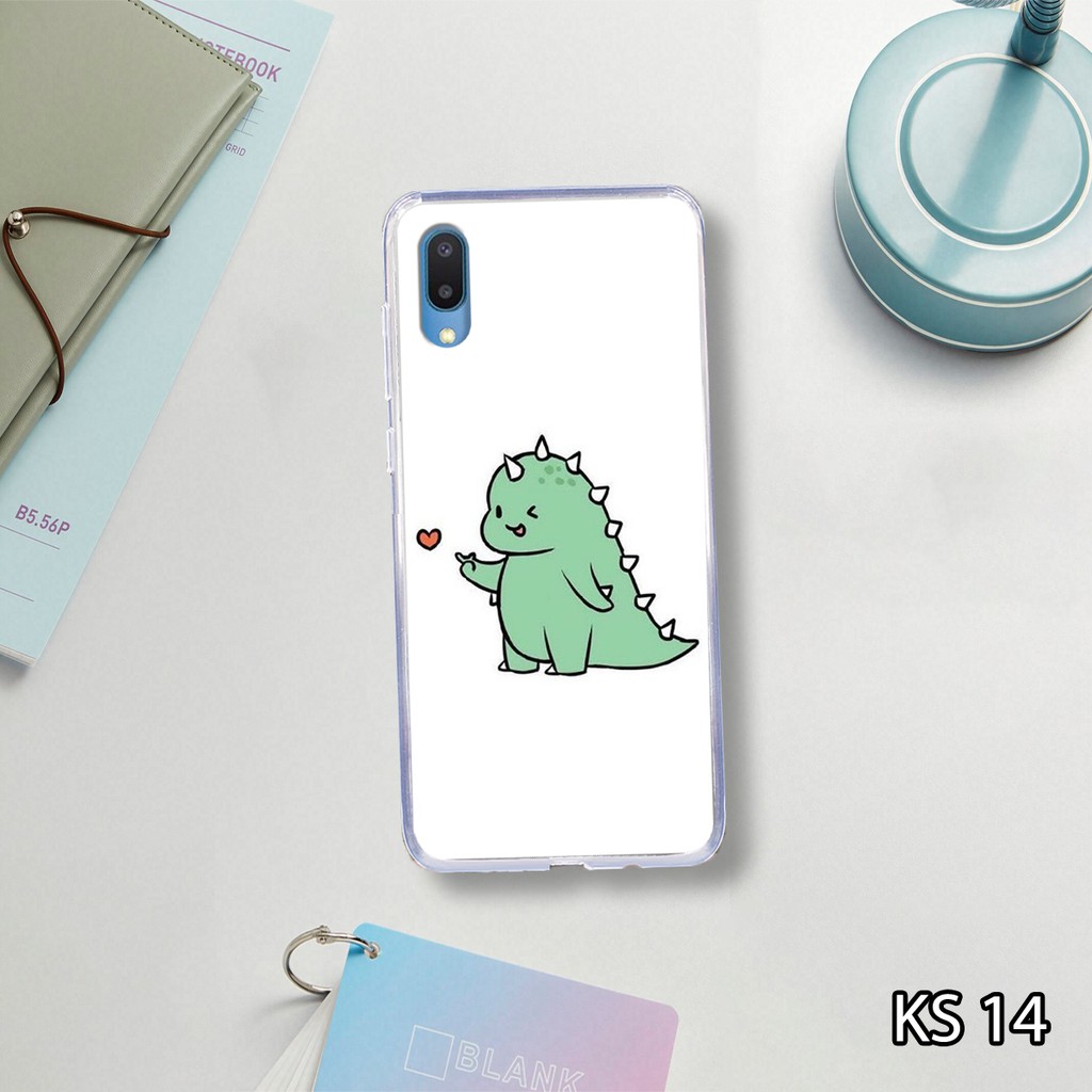 [ MẪU ĐẸP ] Ốp lưng Samsung A02  in hình khủng long xanh siêu đáng yêu_KINGSTORE.HN_Ốp dẻo trong SS A02