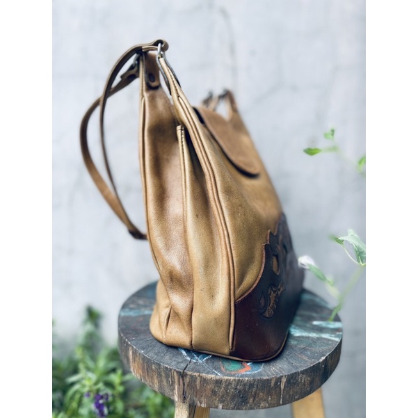 SALE- túi si đeo vai da thật