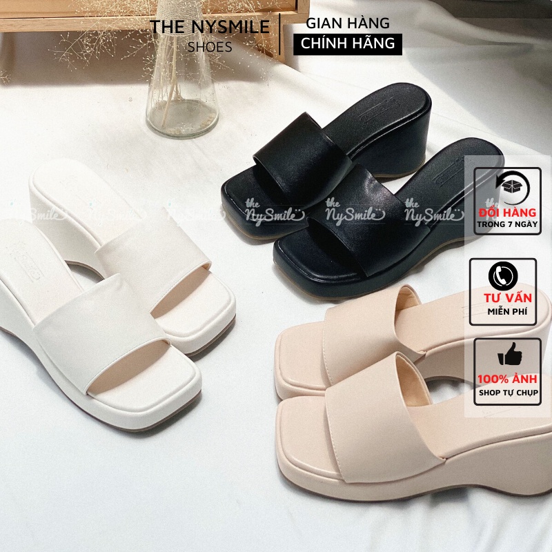 Dép xuồng 7cm quai ngang to - THENYSMILE - NOKA - E3 Audio Miền Nam