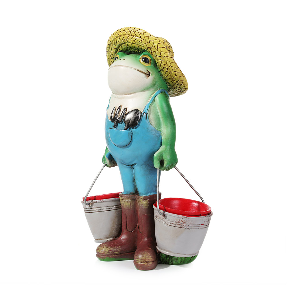 ☆YOLA☆ Bathroom Frog Figurine Fog Animal Statue Fairy Garden Miniature Outdoor 3.3Inch Garden Decoration Frog in Garden