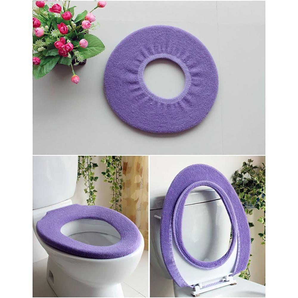 Đệm Lót Bồn Cầu Hình Chữ O Mềm Mại Thoải Mái Có Thể Giặt Sạch