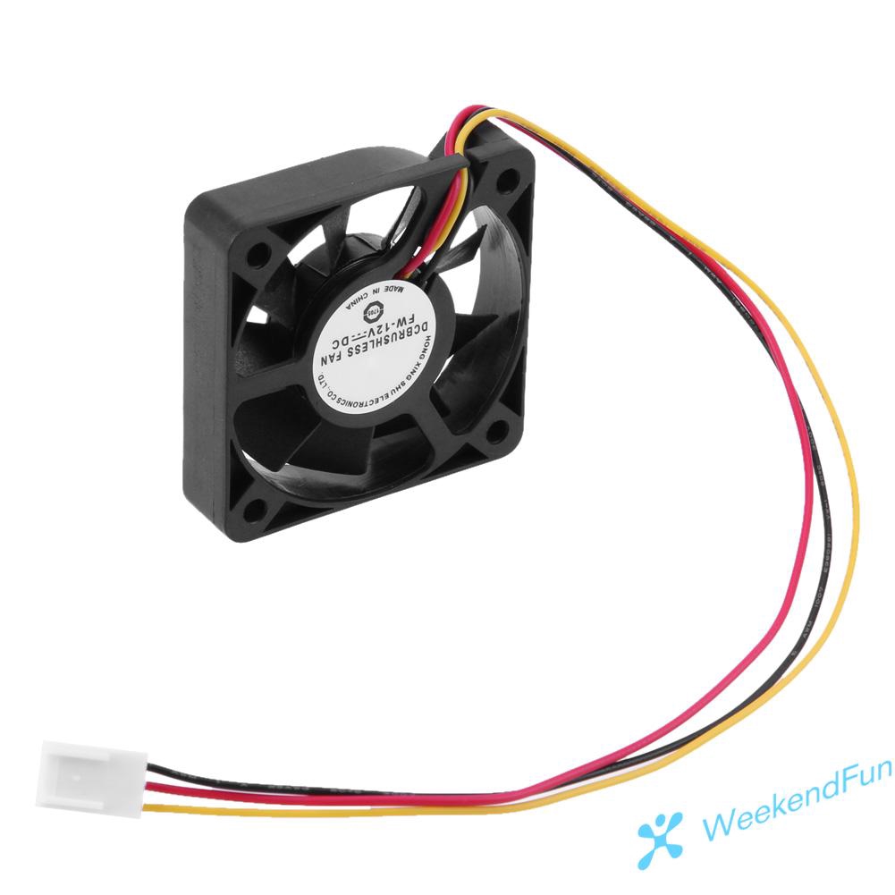 Quạt Tản Nhiệt 3 Pin Cpu 5cm Cho Pc 12v