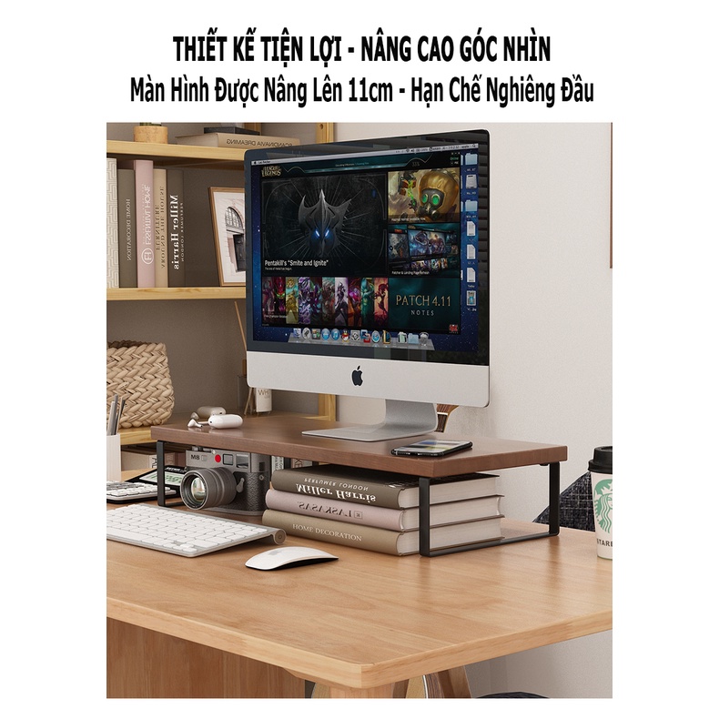 Kệ Để Bàn - Để Màn Hình Máy Tính; Giá Để Laptop, CPU; Setup Decor Bàn Làm Việc