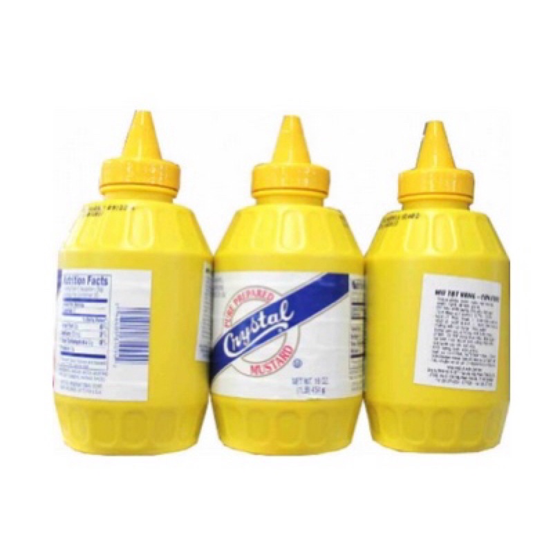 Mù tạt vàng hiệu Crystal – lọ 454g