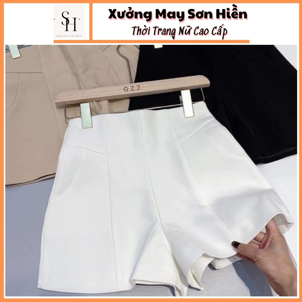 Quần short cạp cao Xưởng may Sơn Hiền MS35