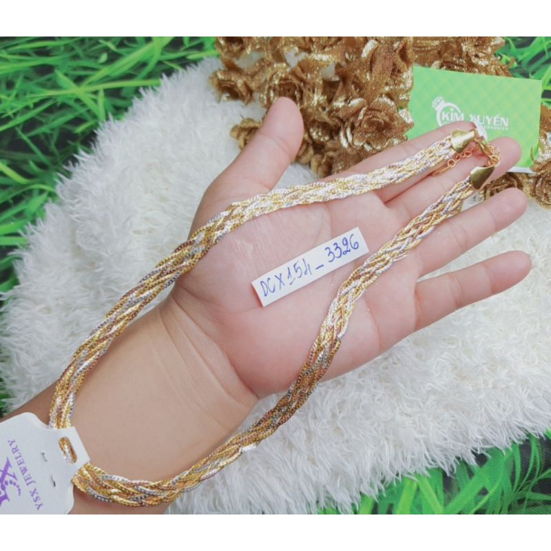 Dây chuyền bính xi 3 màu