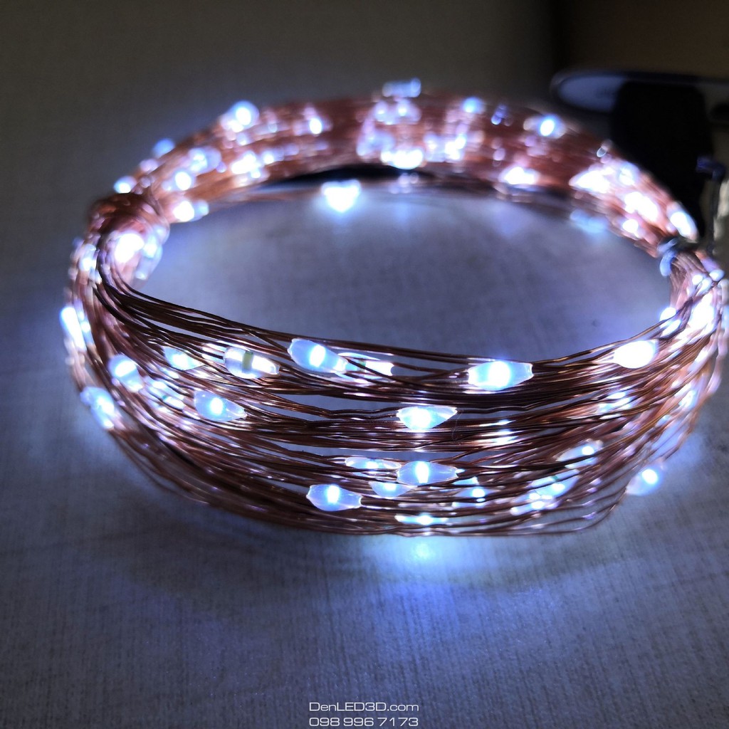 Dây Đèn LED Đom Đóm Fairy Lights Điều Khiển Từ Xa Bằng Remote