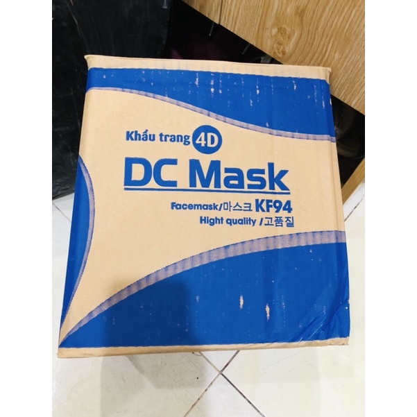 [GIÁ SỈ] 1 thùng 300 cái Khẩu trang 4D KF94 DC MASK chuẩn Hàn Quốc