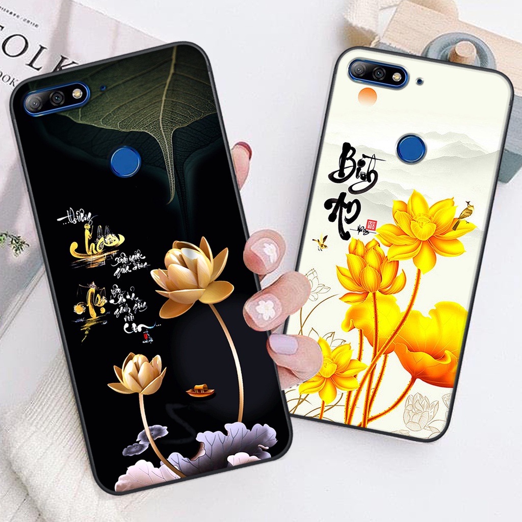 Ốp lưng Huawei Y7 PRIME 2018 in hình chữ tài chữ lộc, Cha Mẹ, bình an SIÊU ĐẸP