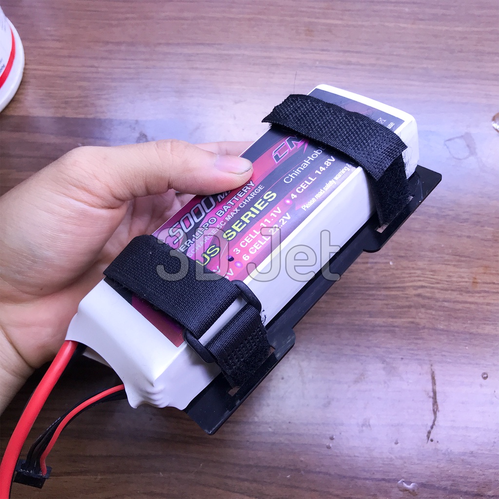 Gá giữ pin Lipo cho tàu thuyền RC, tấm giữ pin mica, khung cố định pin lipo