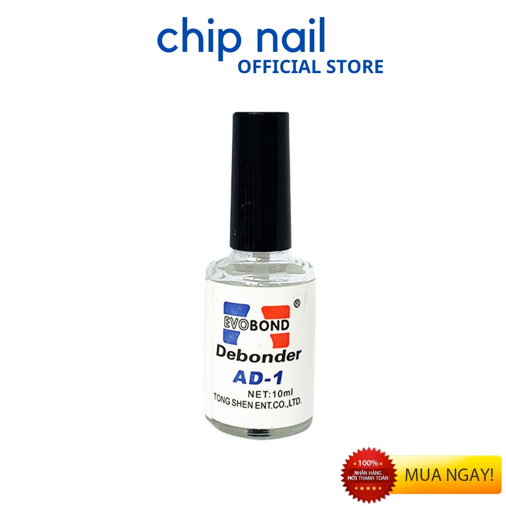 Nước sáng đá nail AD , Tháo đá tháo móng nail 10ml